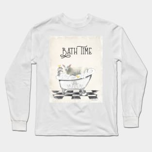 Farm Animals Bath C1 Long Sleeve T-Shirt